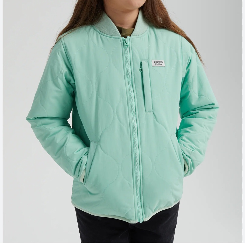 Burton Girls Puffer Mint Green Snow jacket Sz Small